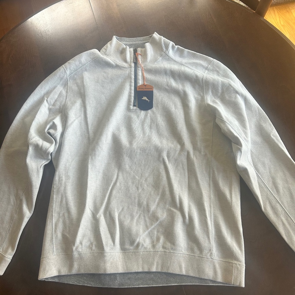 Tommy Bahama Men’s Twill Quarter Zip